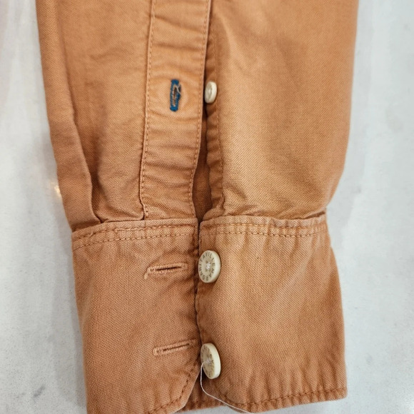 Margaritaville Shirt Mens Large Peach Long Rollable Slee… - Picture 6 of 16